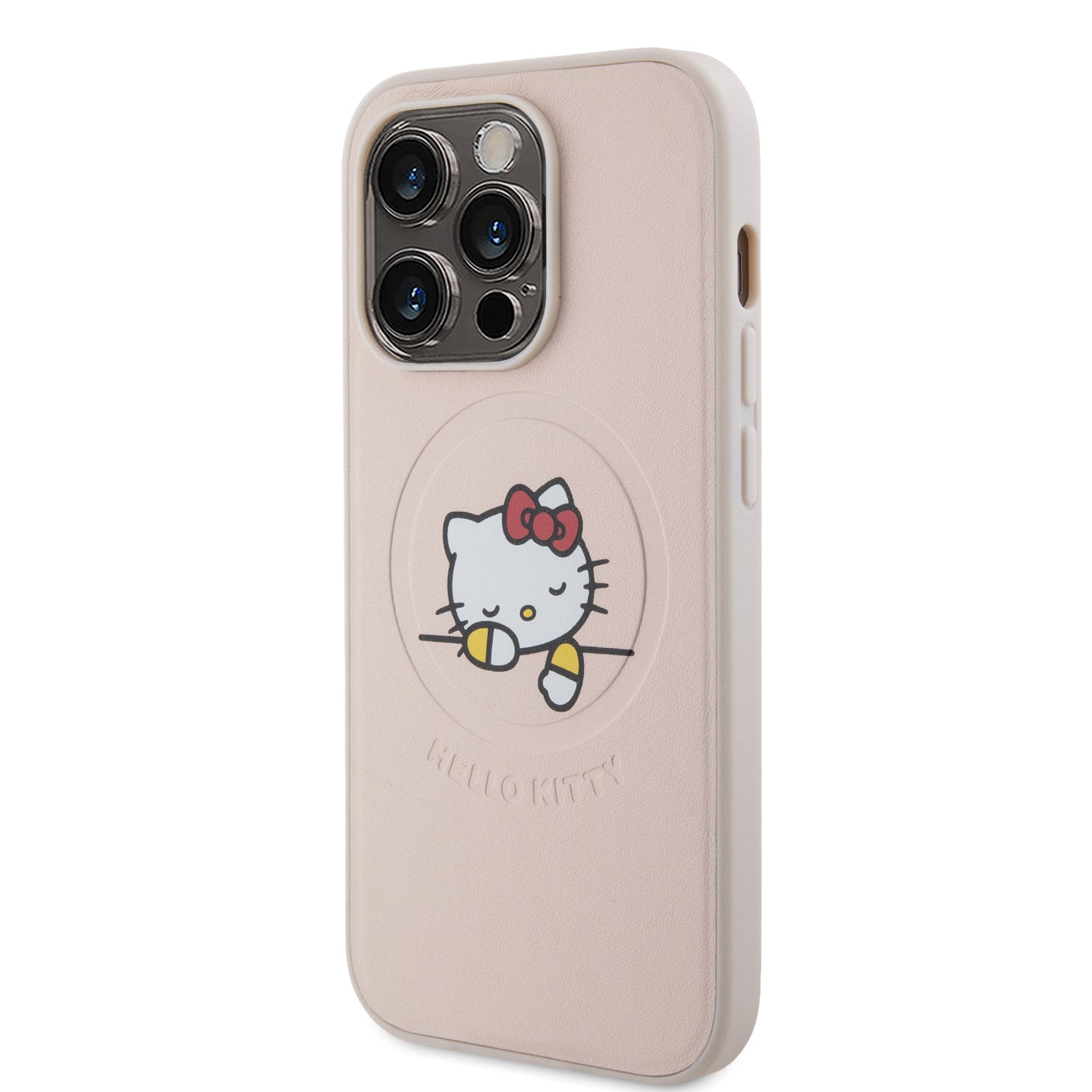 H. KITTY HC MAGSAFE PU KITTY ASLEEP PINK iPhone 15 PRO