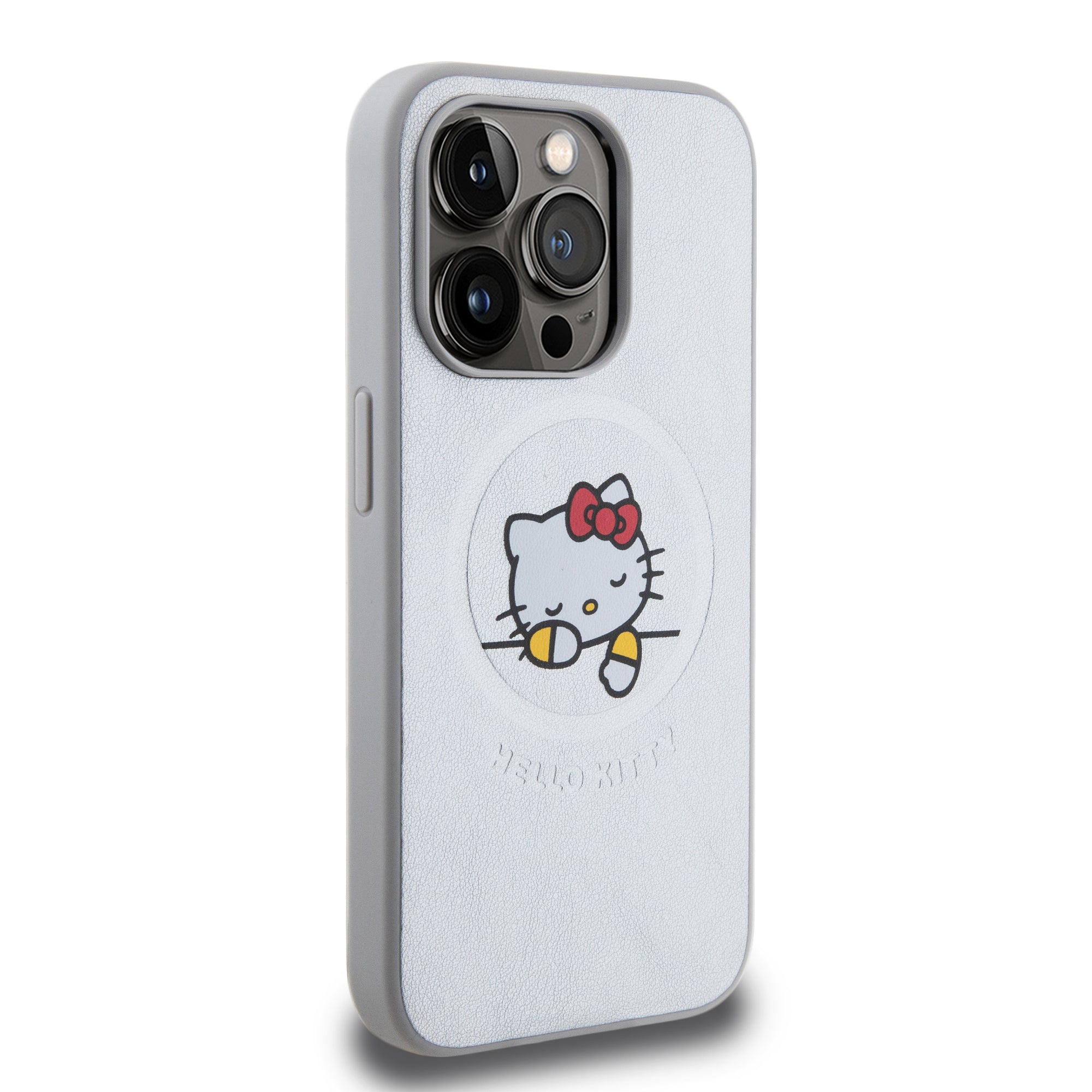 H. KITTY HC MAGSAFE PU KITTY ASLEEP SILVER iPhone 15 PRO