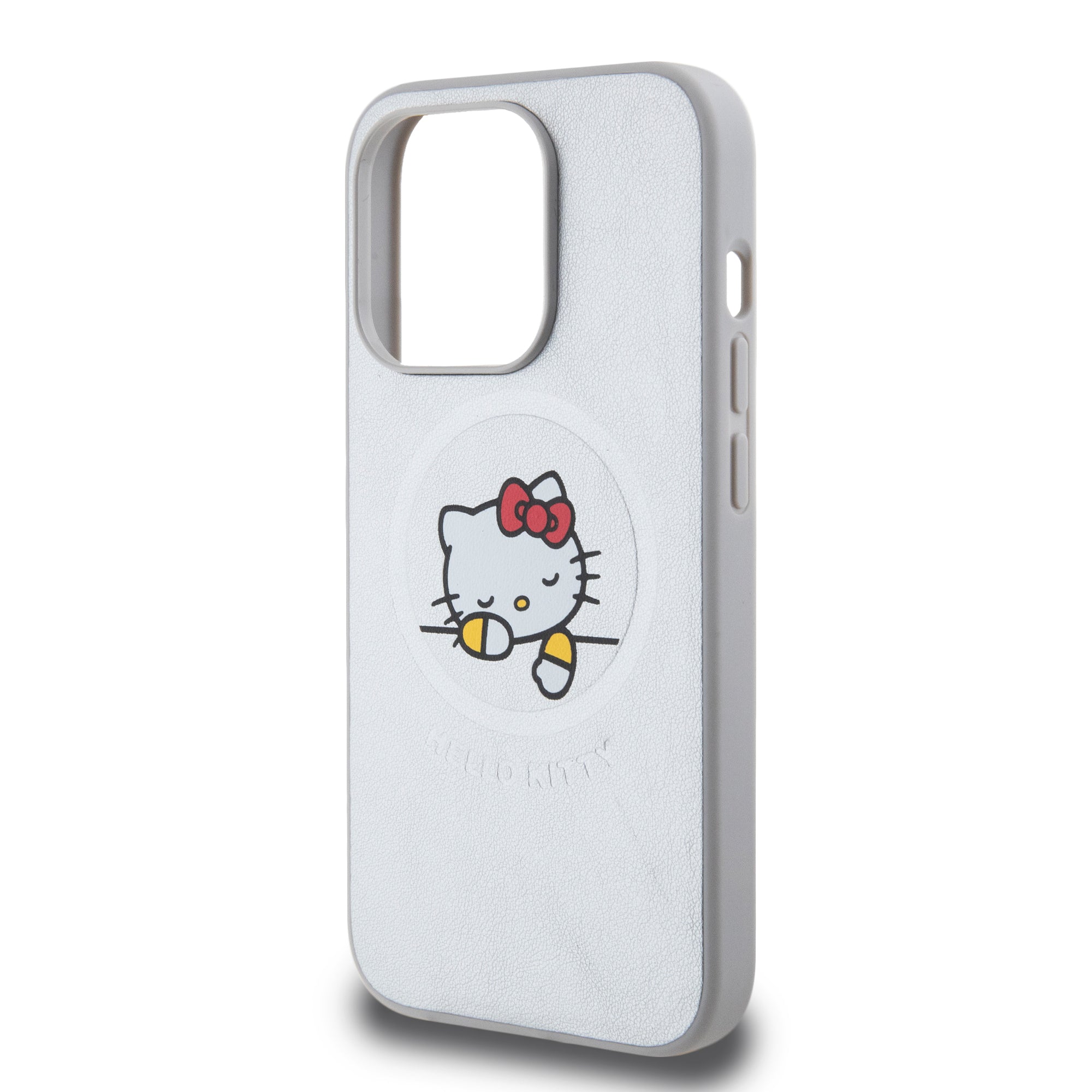 H. KITTY HC MAGSAFE PU KITTY ASLEEP SILVER iPhone 15 PRO