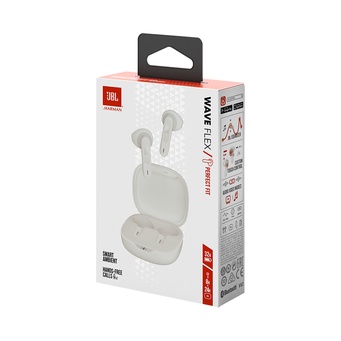 JBL Wave Flex True wireless earbuds White