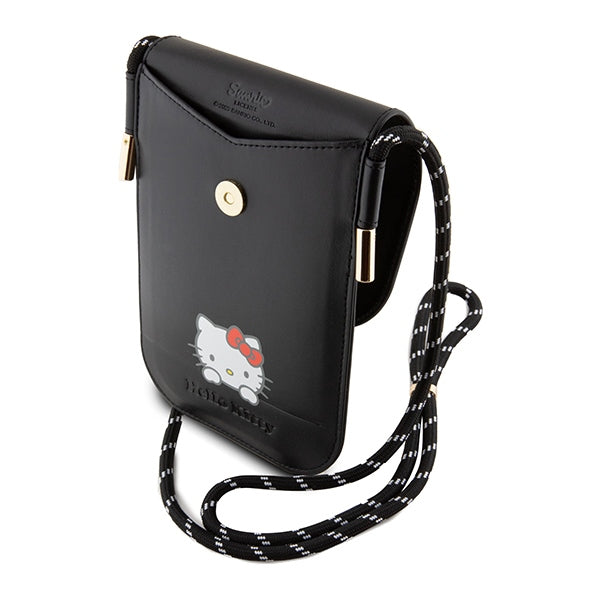 Hello Kitty Bag HKOWBSKCDKK black Leather Daydreaming Cord