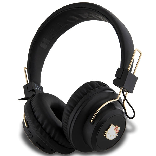 Hello Kitty on-ear headphones Bluetooth HKBH9KHLMK Black 4G Metal Logo