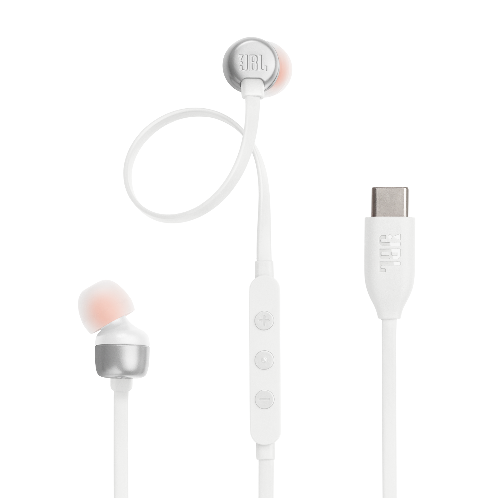 JBL Tune 310C USB-C in-ear headphones White