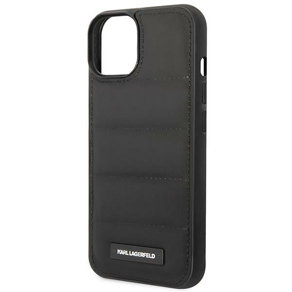 Karl Lagerfeld KLHCP14MPSQAK iPhone 14 Plus hardcase black Puffy Elongated Logo