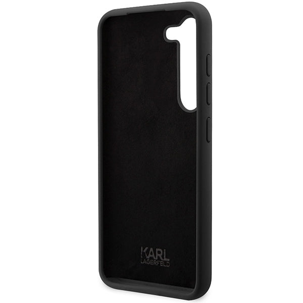 Karl Lagerfeld KLHCS23MSNIKBCK Galaxy S23+ S916 hardcase black Silicone Ikonik