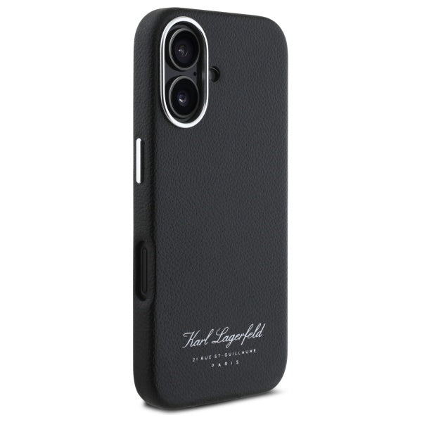 Karl Lagerfeld KLHCP16SPGWCMKHK iPhone16 hardcase black hotel RSG