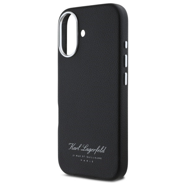 Karl Lagerfeld KLHCP16SPGWCMKHK iPhone16 hardcase black hotel RSG