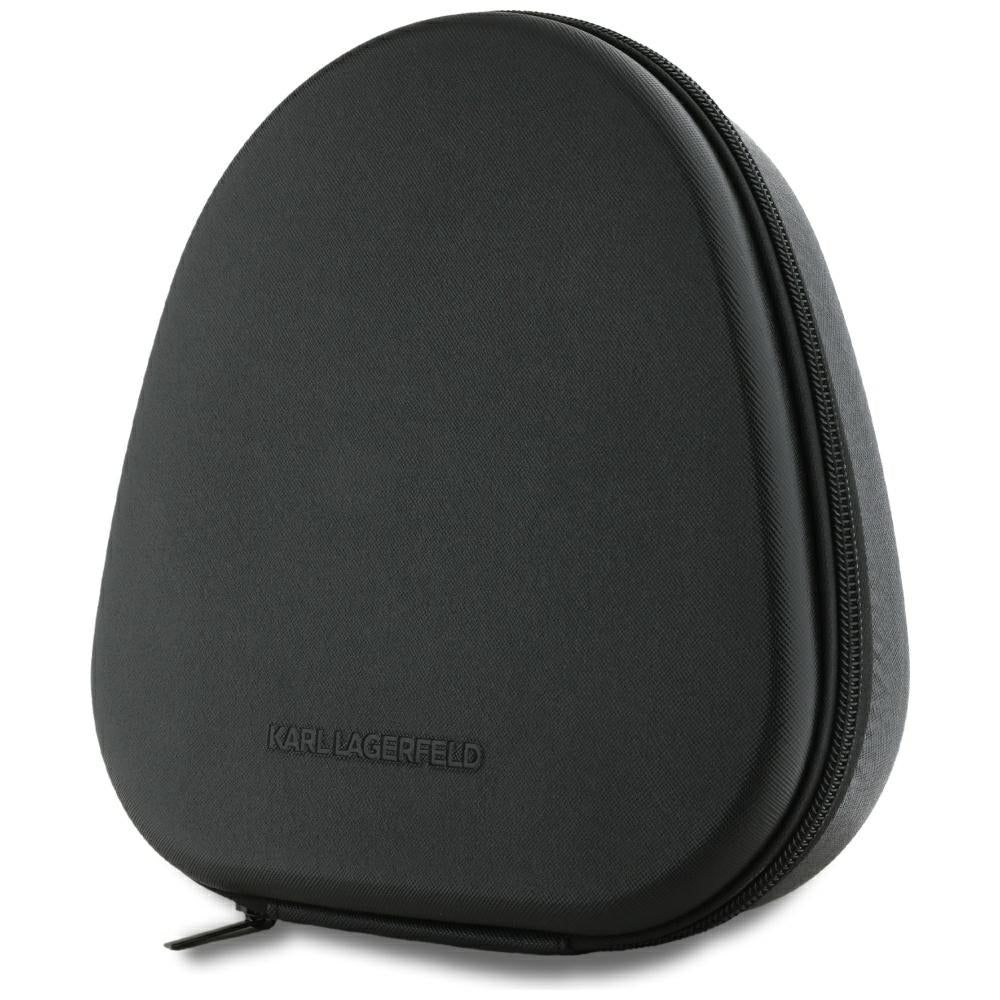Karl Lagerfeld Over-Ear Headphones Saffiano Elongated Bluetooth ANC black