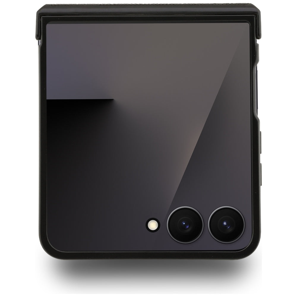 Karl Lagerfeld Saffiano Karl&Choupette Pin Case for Samsung Galaxy Z Flip7 Black