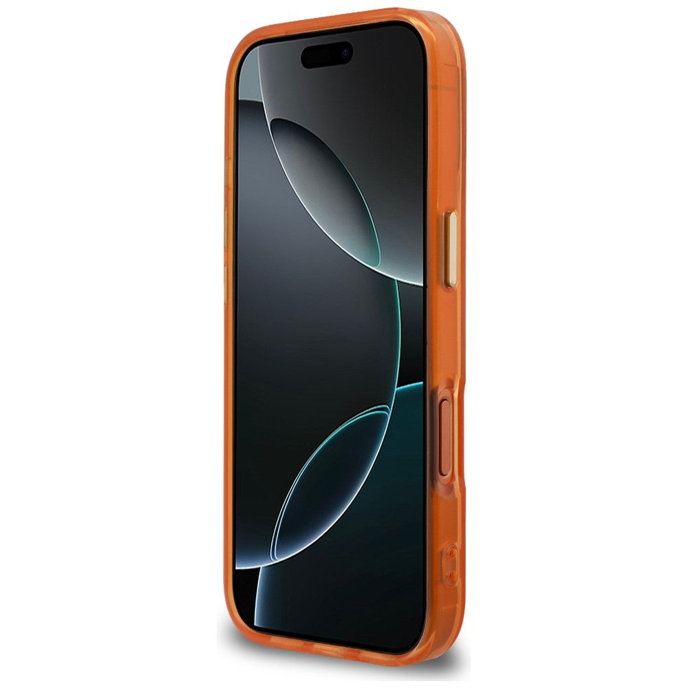 Karl Lagerfeld KLHMP17X5HTMKHDO  Karl Head Logo MagSafe for iPhone 17 Pro Max Orange