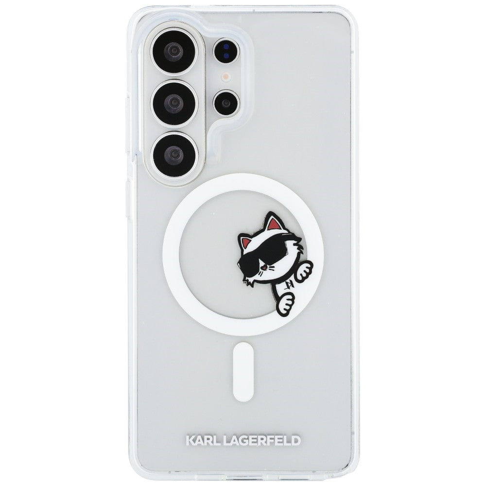 Karl Lagerfeld KLHMS26L6HCPSCT IML Peekaboo Choupette MagSafe for Samsung Galaxy S26 Ultra transparent