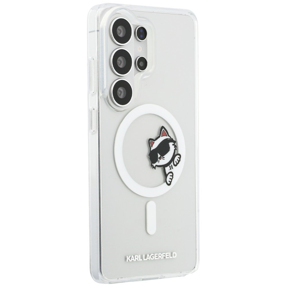 Karl Lagerfeld KLHMS26L6HCPSCT IML Peekaboo Choupette MagSafe for Samsung Galaxy S26 Ultra transparent