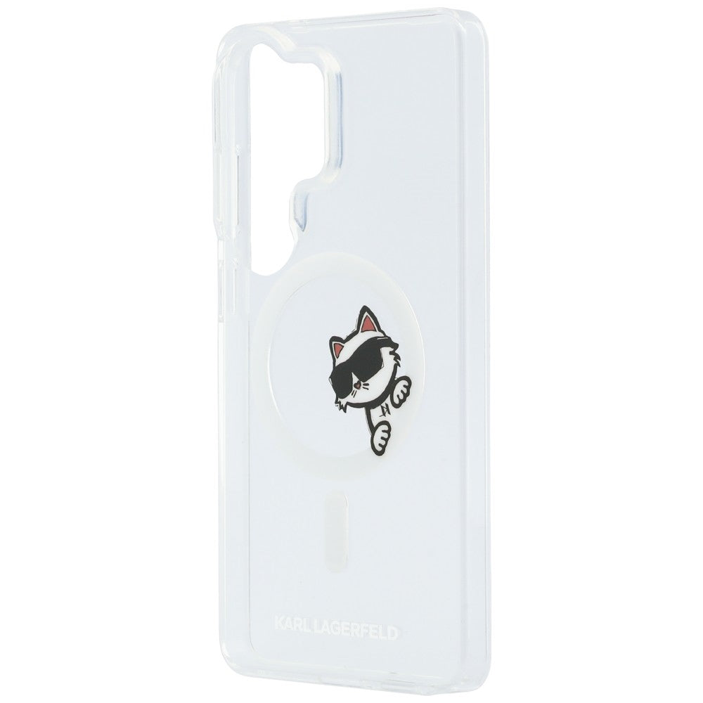 Karl Lagerfeld KLHMS26L6HCPSCT IML Peekaboo Choupette MagSafe for Samsung Galaxy S26 Ultra transparent