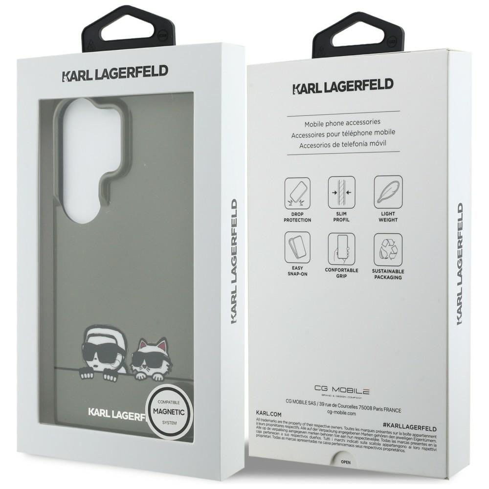 Karl Lagerfeld IML Peekaboo Karl&Choupette MagSafe for Samsung Galaxy S26 Ultra black