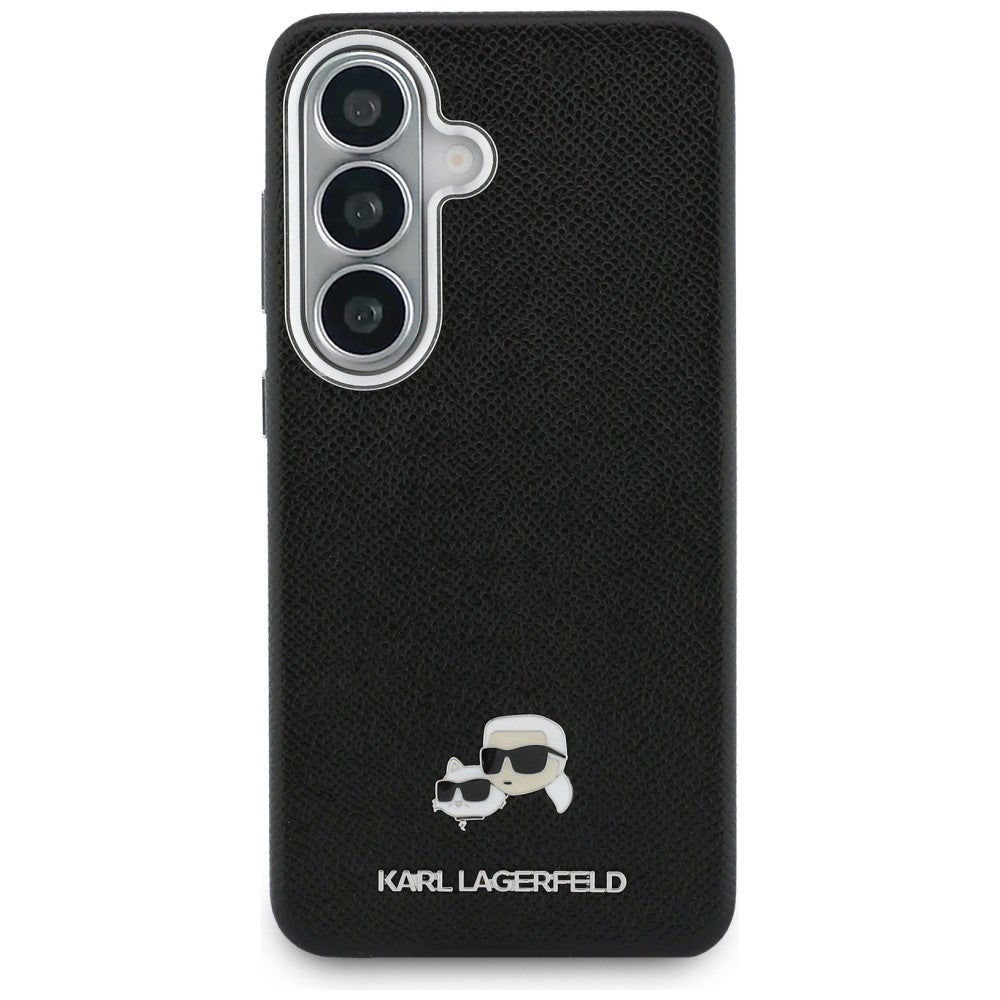 Karl Lagerfeld KLHMS26S6PFKCLK Saffiano KC Metal Logo MagSafe for Samsung Galaxy S26 black