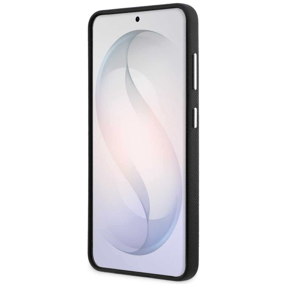 Karl Lagerfeld KLHCS26SPSFDHPOK Saffiano Double Heads Metal for Samsung Galaxy S26 black