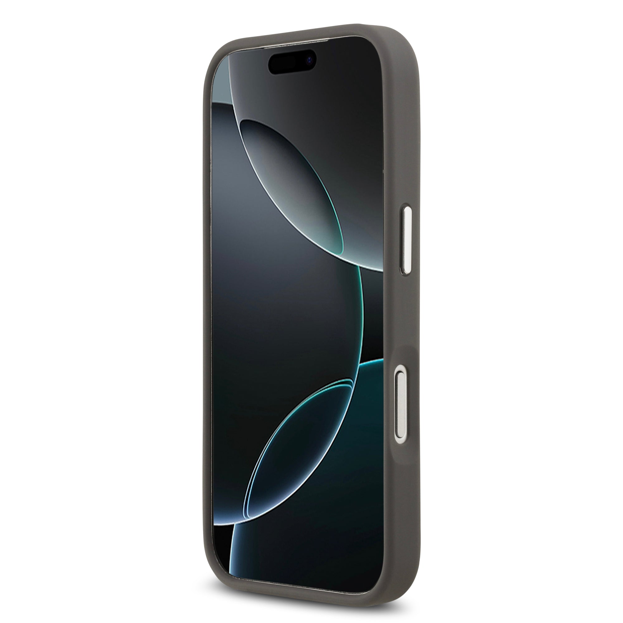 KARL KLHCP17LPSFDHPOG HardCase FW GRAINED PU W/ K&C HEADS PINS & Logo Grey iPhone 17 Pro