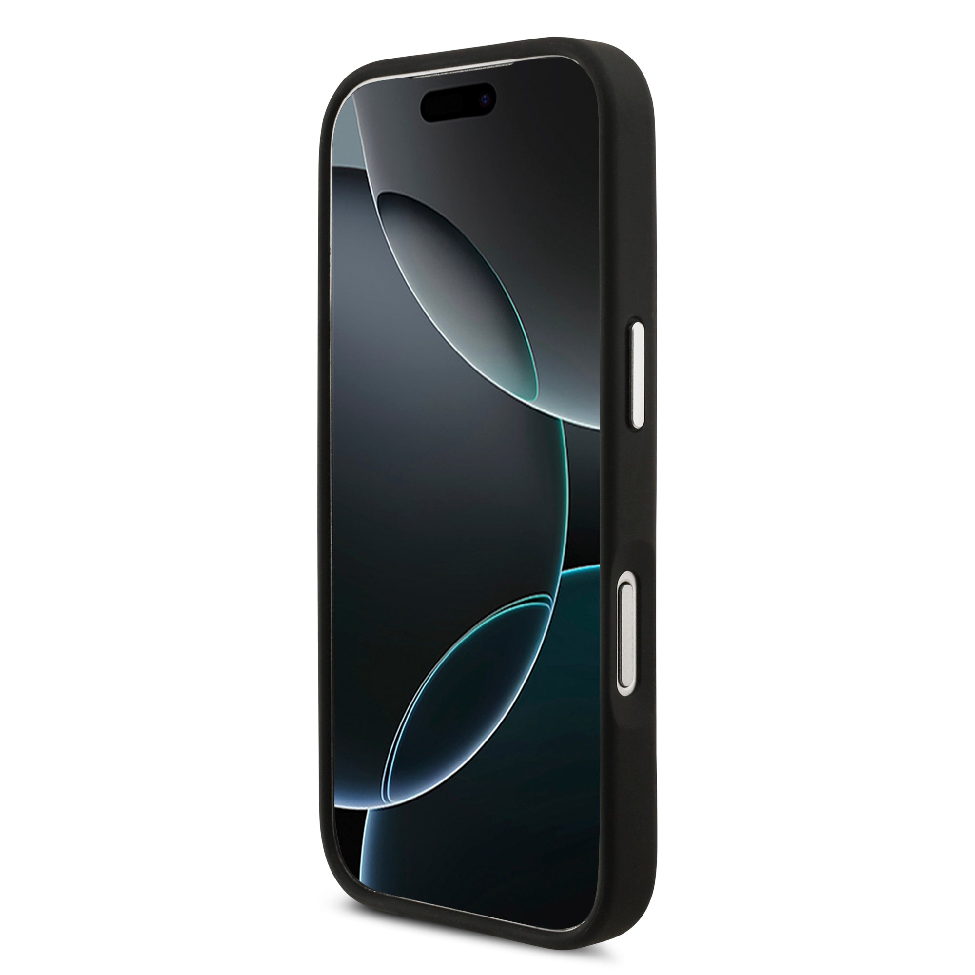 KARL KLHCP17LPSFDHPOK HardCase FW GRAINED PU W/ K&C HEADS PINS & Logo Black iPhone 17 Pro