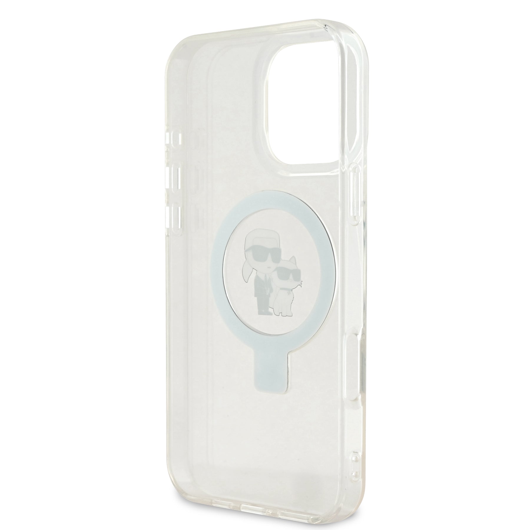 KARL KLHMP16XHMRSKCH PC/TPU Hard case MageSafe Ringstand Choupette Design for  iPhone 16 Pro Max