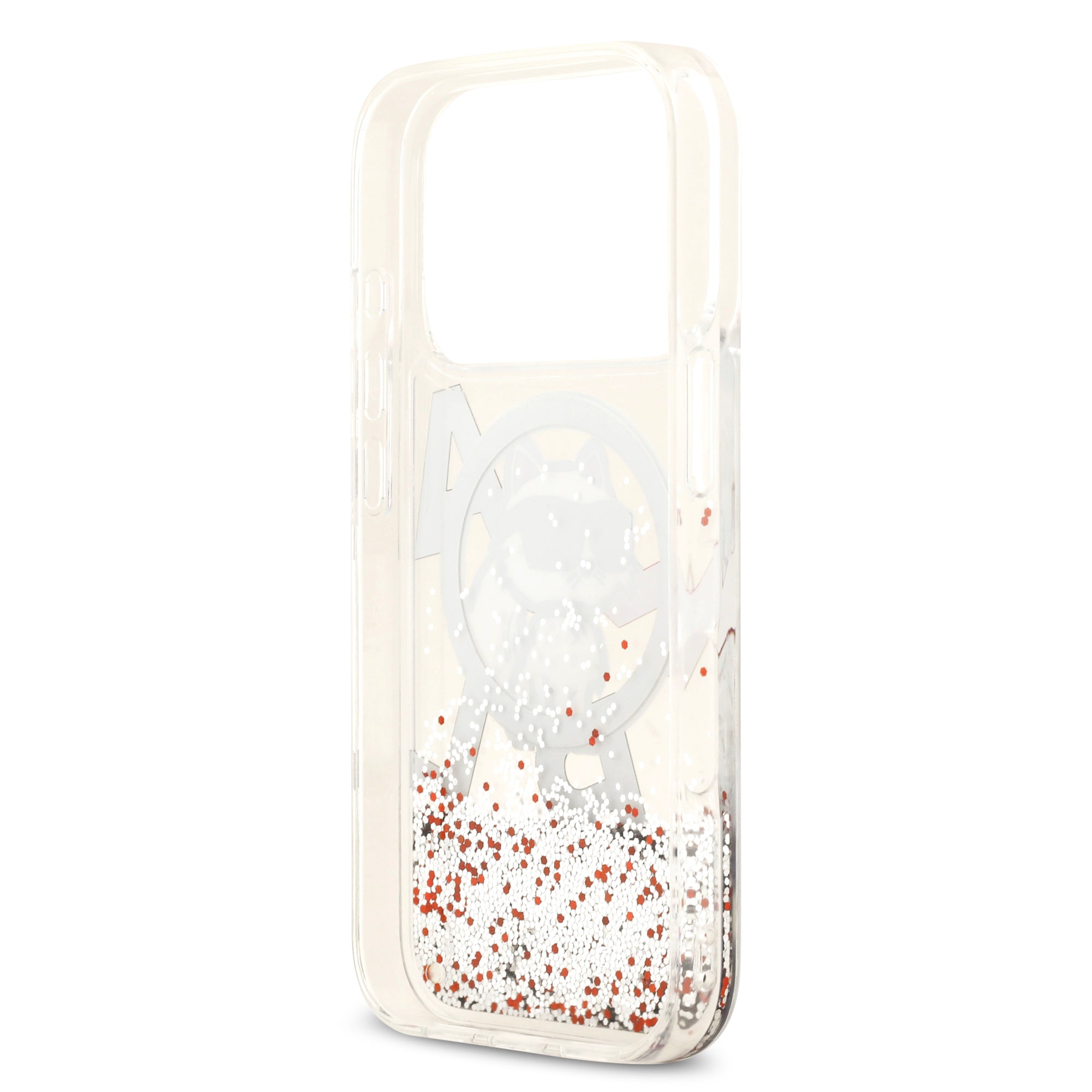 KARL KLHMP17LLCHSCTDT HardCase MagSafe LIQUID Glitter W/ CHOUPETTE Transparent iPhone 17 Pro