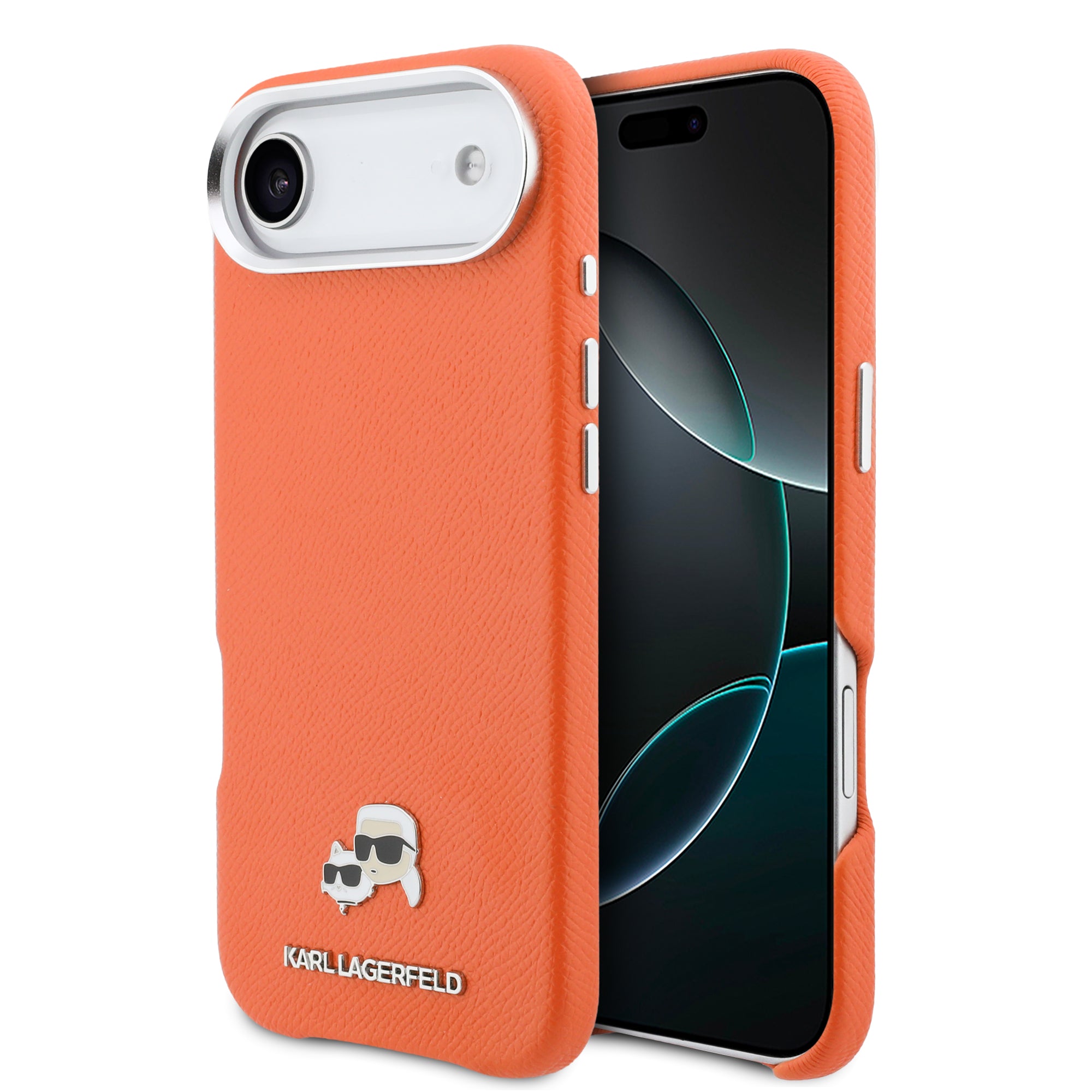 KARL KLHMP17M6PFKCLO HardCase PU FW W/ K&C HEAD PINS Orange iPhone 17 Air