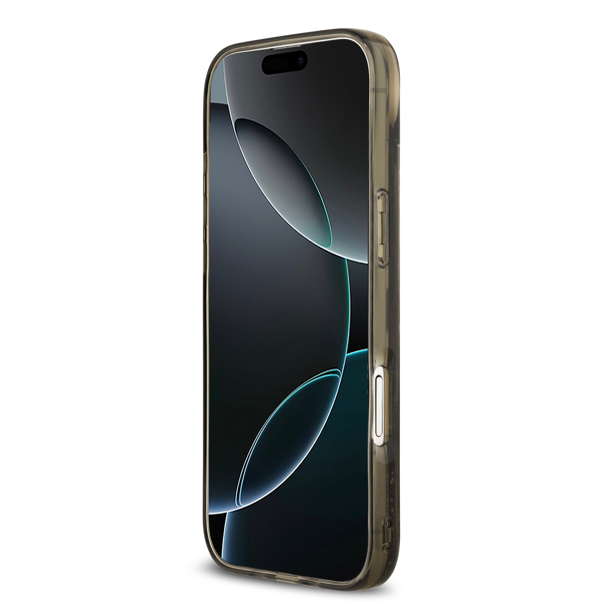 KARL KLHMP17MLCHSCTDK HardCase MagSafe LIQUID Glitter W/ CHOUPETTE Logo Black iPhone 17 Air