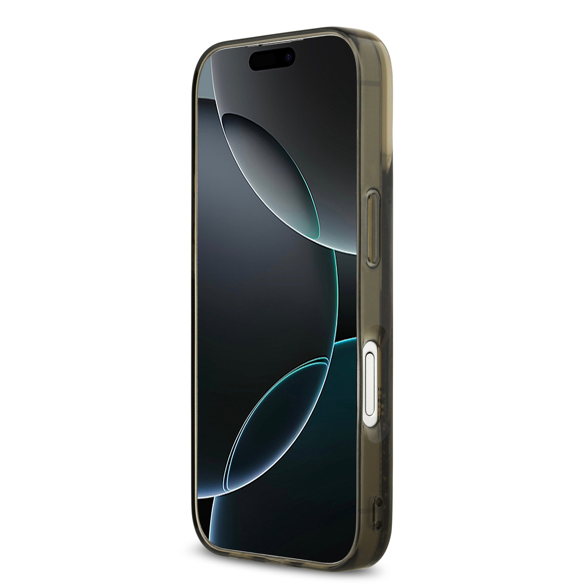 KARL KLHMP17SLCHSCTDK HardCase MagSafe LIQUID Glitter W/ CHOUPETTE Logo Black iPhone 17