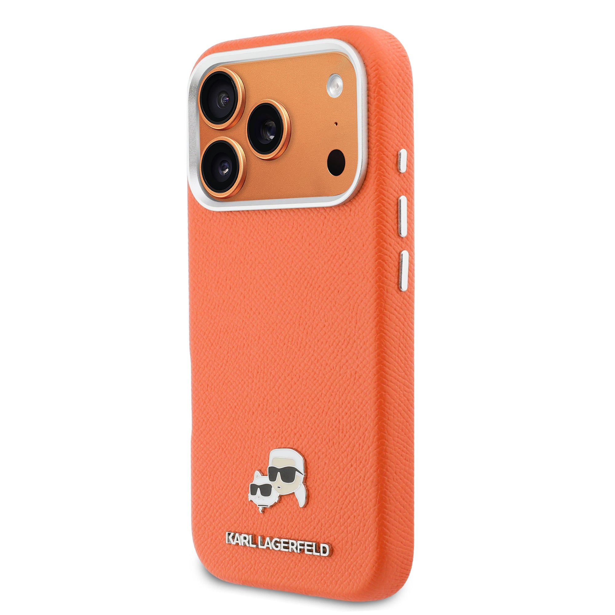 KARL KLHMP17X6PFKCLO HardCase PU FW W/ K&C HEAD PINS Orange iPhone 17 Pro Max
