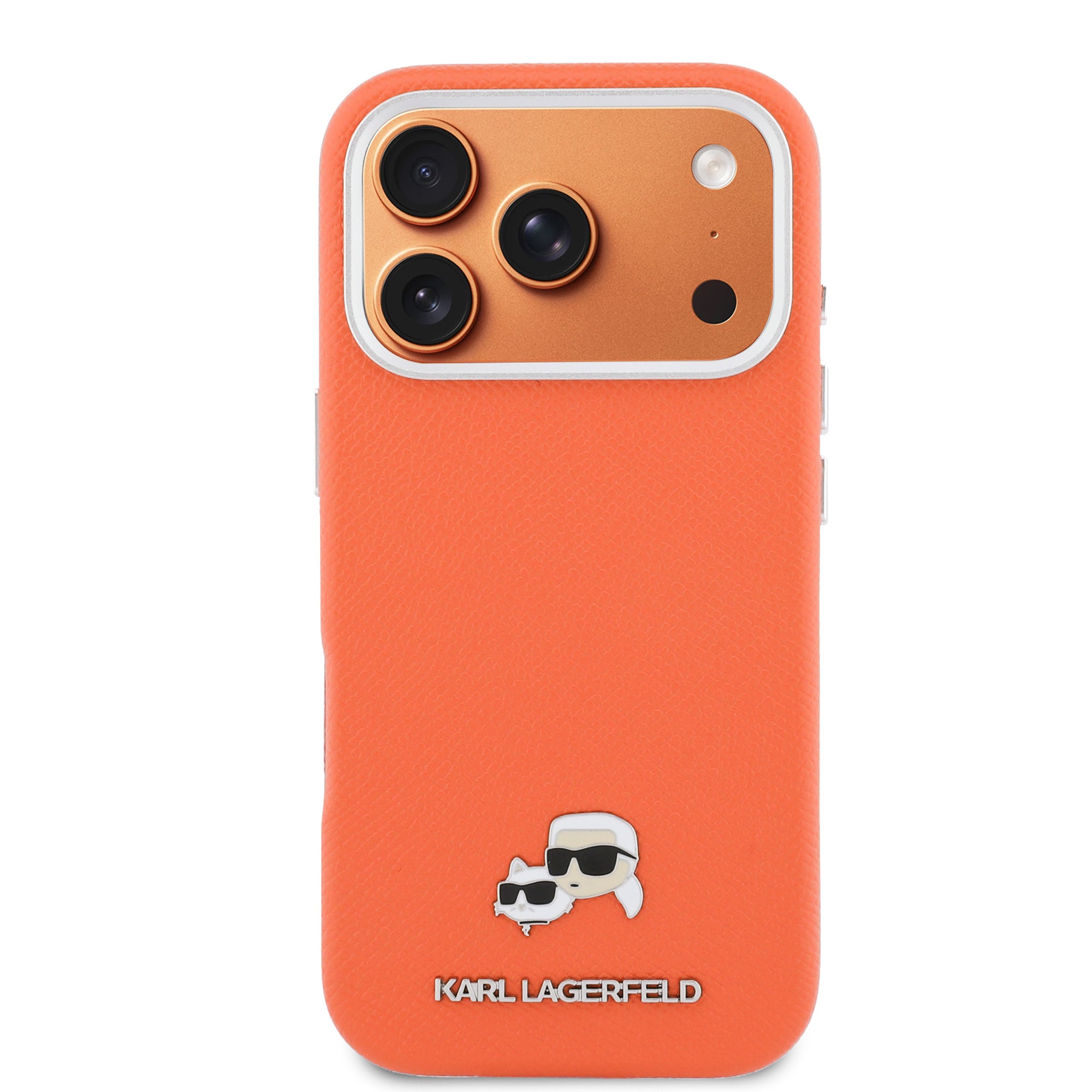 KARL KLHMP17X6PFKCLO HardCase PU FW W/ K&C HEAD PINS Orange iPhone 17 Pro Max
