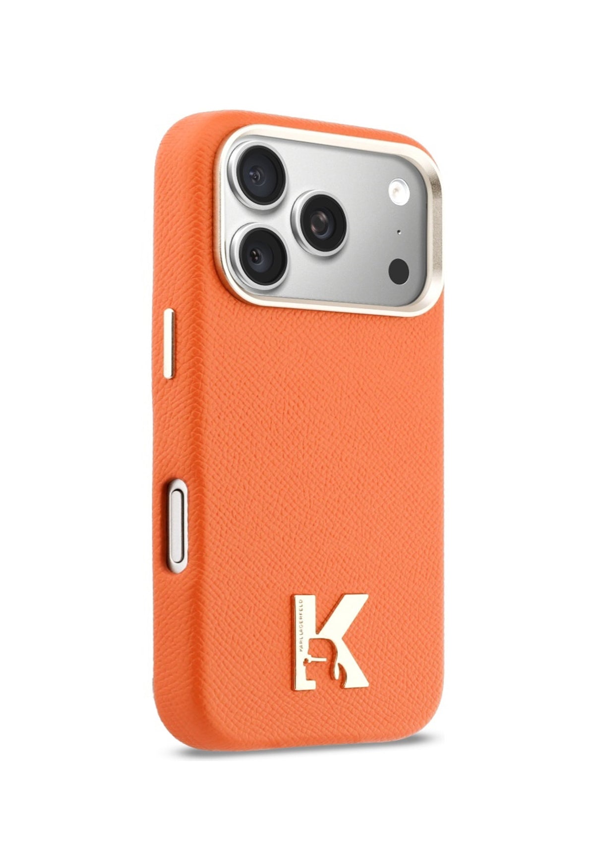 Karl Lagerfeld KLHMP17X5PGFKHGO Karl Head Logo MagSafe for iPhone 18 Pro / iPhone 17 Pro – Orange