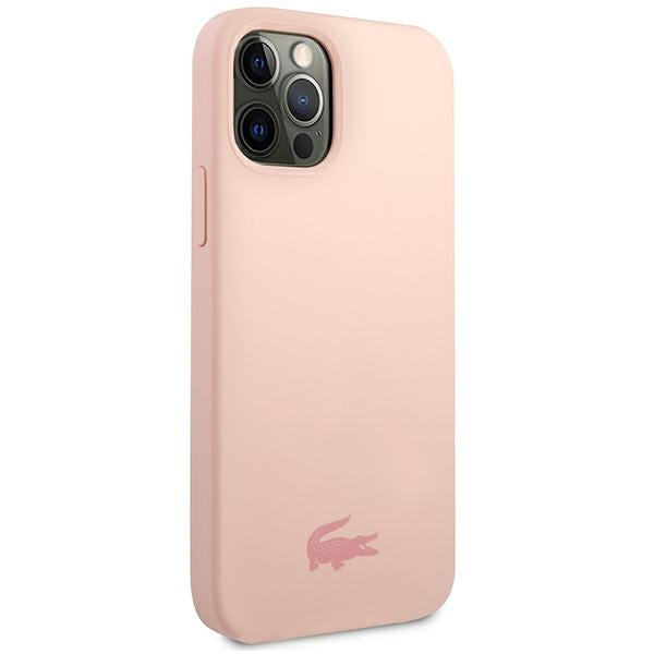 Lacoste LCHCP12MSI iPhone 12 / 12 Pro /pink hardcase Silicone