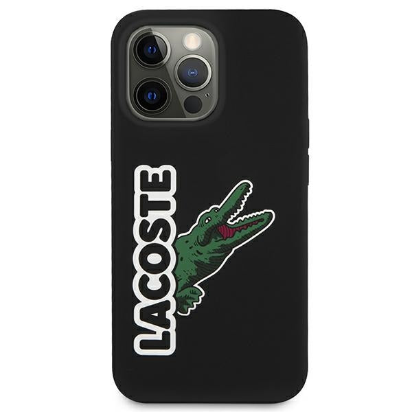 Lacoste LCHC13XSHK iPhone 13 Pro Max black hardcase Silicone Head Crocodile