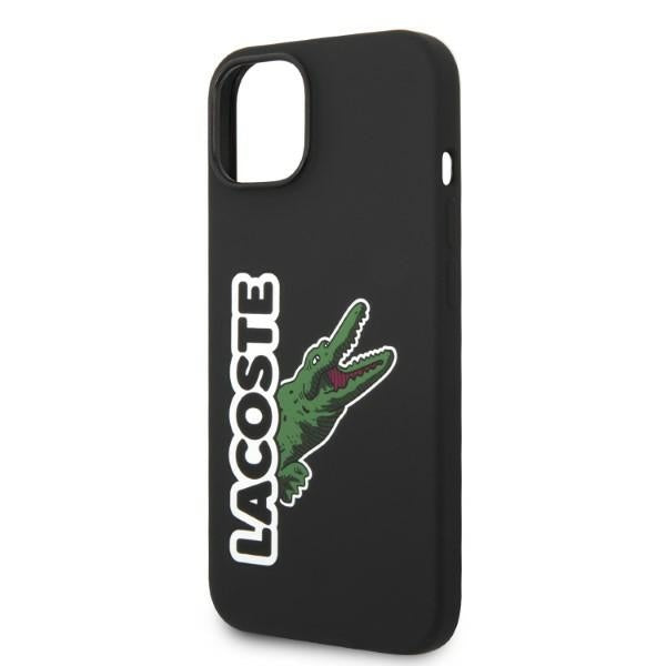 Lacoste LCHCP14MSHK iPhone 14 Plus black hardcase Silicone Head Crocodile