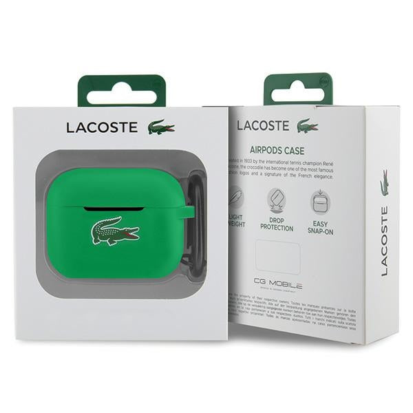 Lacoste LCAP2SLON AirPods Pro 2 green Silicone Croc Logo