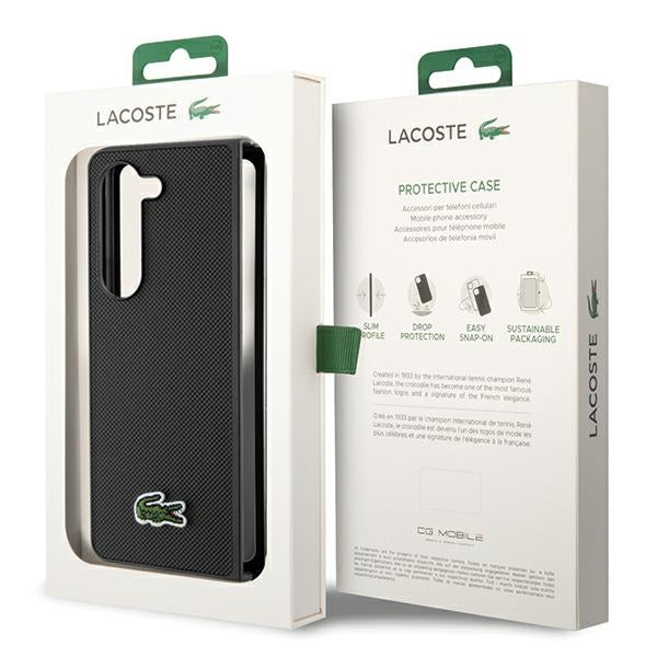 Lacoste LCHCZFD5PVCK ZGalaxy  Fold5 F946 black hardcase Iconic Petit Pique