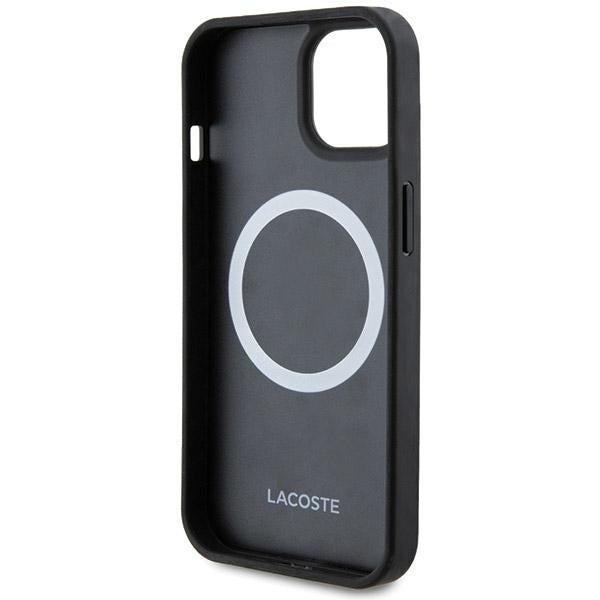 Lacoste LCHMP15SPVCV iPhone 15 / 14 / 13 navy hardcase Iconic Petit Pique MagSafe