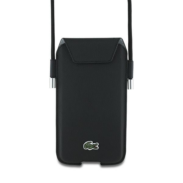 Lacoste Bag LCPSP15XPVCK XL black Universal Phone Sleeve Crossbody Petit Pique