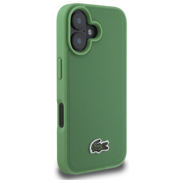 Lacoste LCHMP16SPVCN iPhone 16 Green hardcase Iconic Petit Pique MagSafe