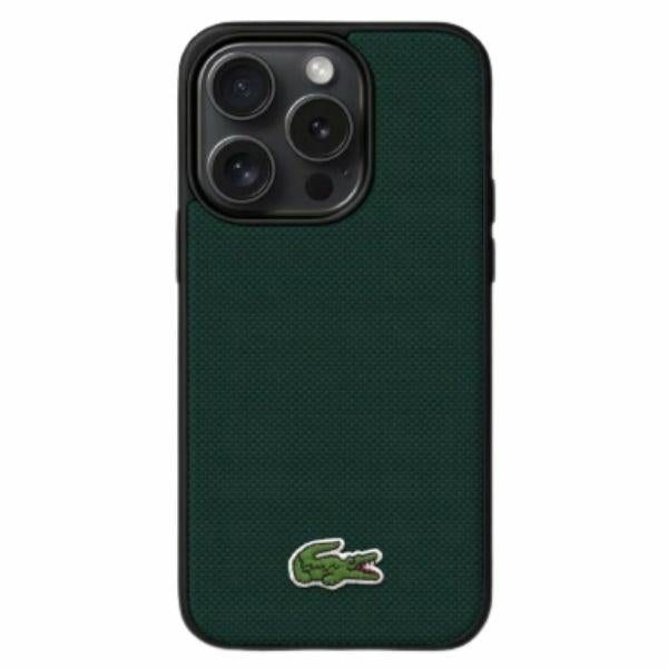 Lacoste LCHMP16XPVCE iPhone 16 Pro Max green hardcase Iconic Petit Pique