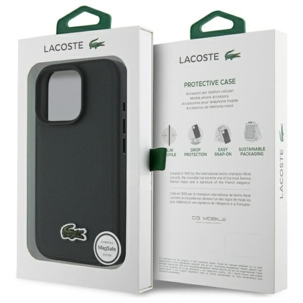 Lacoste LCHMP16XPVCE iPhone 16 Pro Max green hardcase Iconic Petit Pique