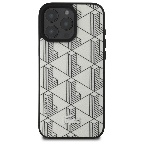 Lacoste LCHMP16XPBSH iPhone 16 Pro Max hardcase Mono Farine MagSafe