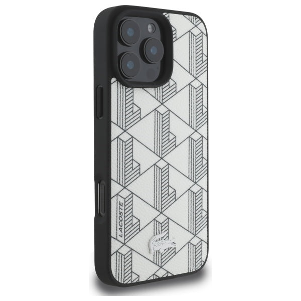 Lacoste LCHMP16XPBSH iPhone 16 Pro Max hardcase Mono Farine MagSafe