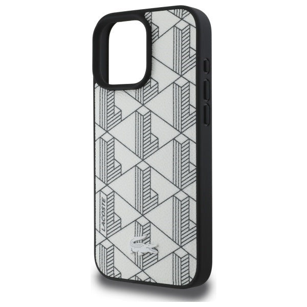 Lacoste LCHMP16XPBSH iPhone 16 Pro Max hardcase Mono Farine MagSafe