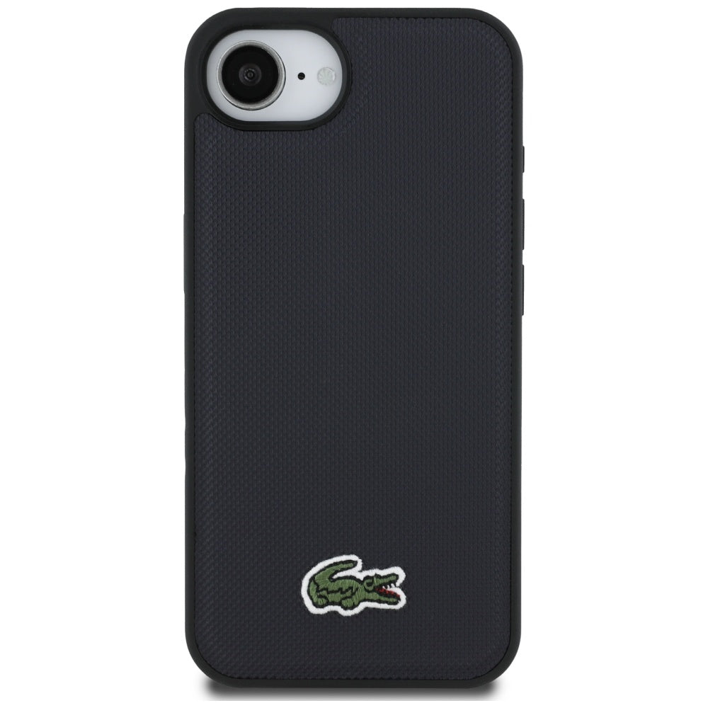 Lacoste LCHMPSE4PVCV Iconic Petit Pique Woven Logo MagSafe for iPhone 16e/17e blue