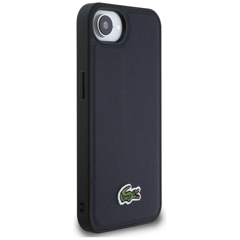 Lacoste LCHMPSE4PVCV Iconic Petit Pique Woven Logo MagSafe for iPhone 16e/17e blue