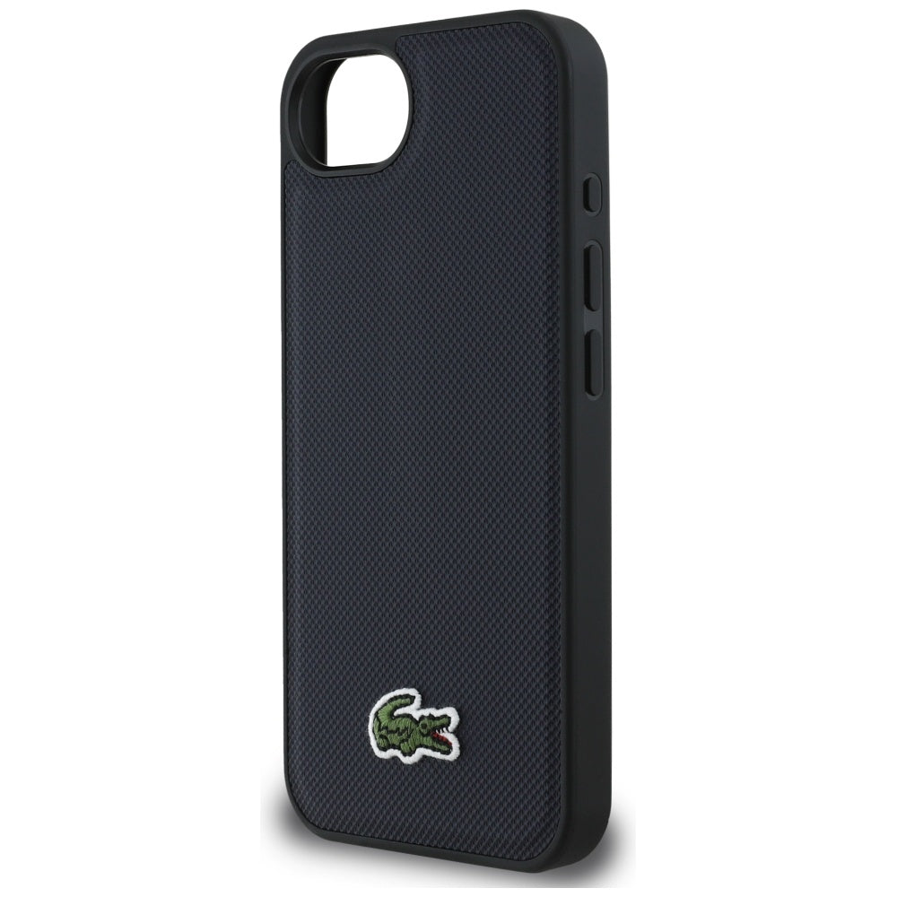 Lacoste LCHMPSE4PVCV Iconic Petit Pique Woven Logo MagSafe for iPhone 16e/17e blue