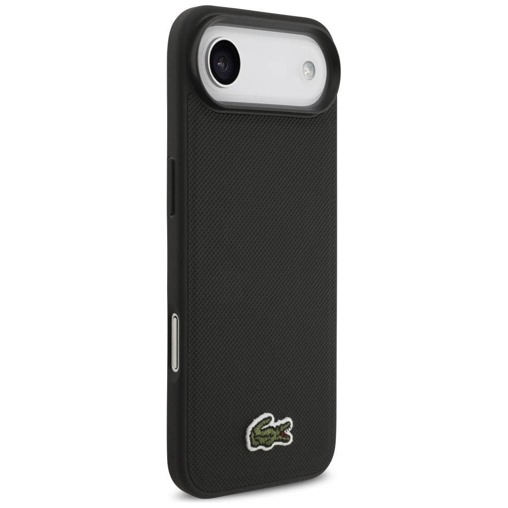 Lacoste LCHMP17MPVCK iPhone 17 Air black hardcase Iconic Petit Pique MagSafe