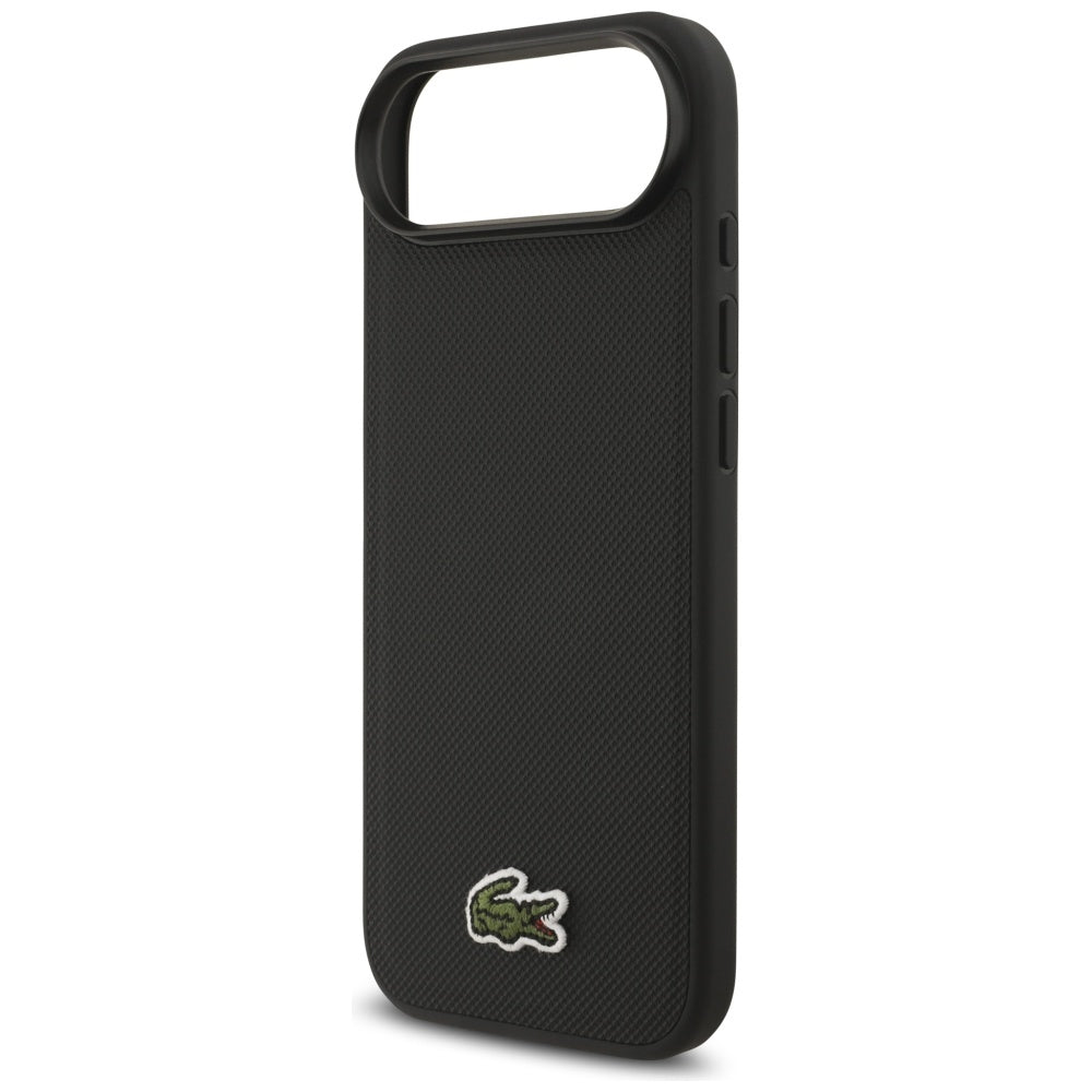 Lacoste LCHMP17MPVCK iPhone 17 Air black hardcase Iconic Petit Pique MagSafe