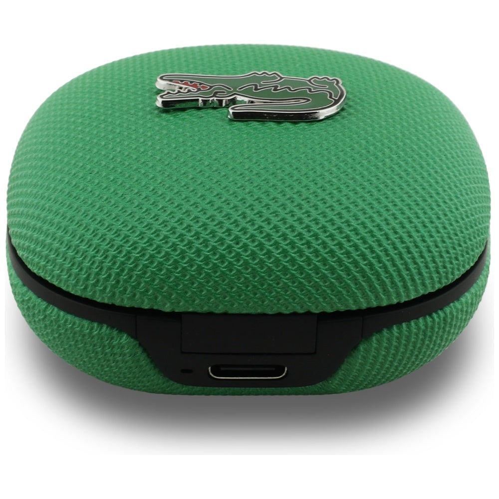 Earphones TWS Lacoste Iconic Petit Pique Bluetooth Green
