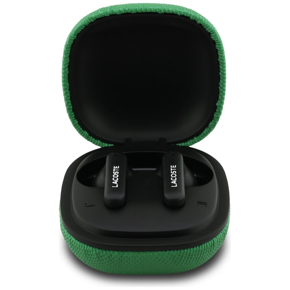 Earphones TWS Lacoste Iconic Petit Pique Bluetooth Green